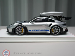 1:18 IVY Model Porsche 911 GT3 RS with Luggage Rack Limited (20) Silver