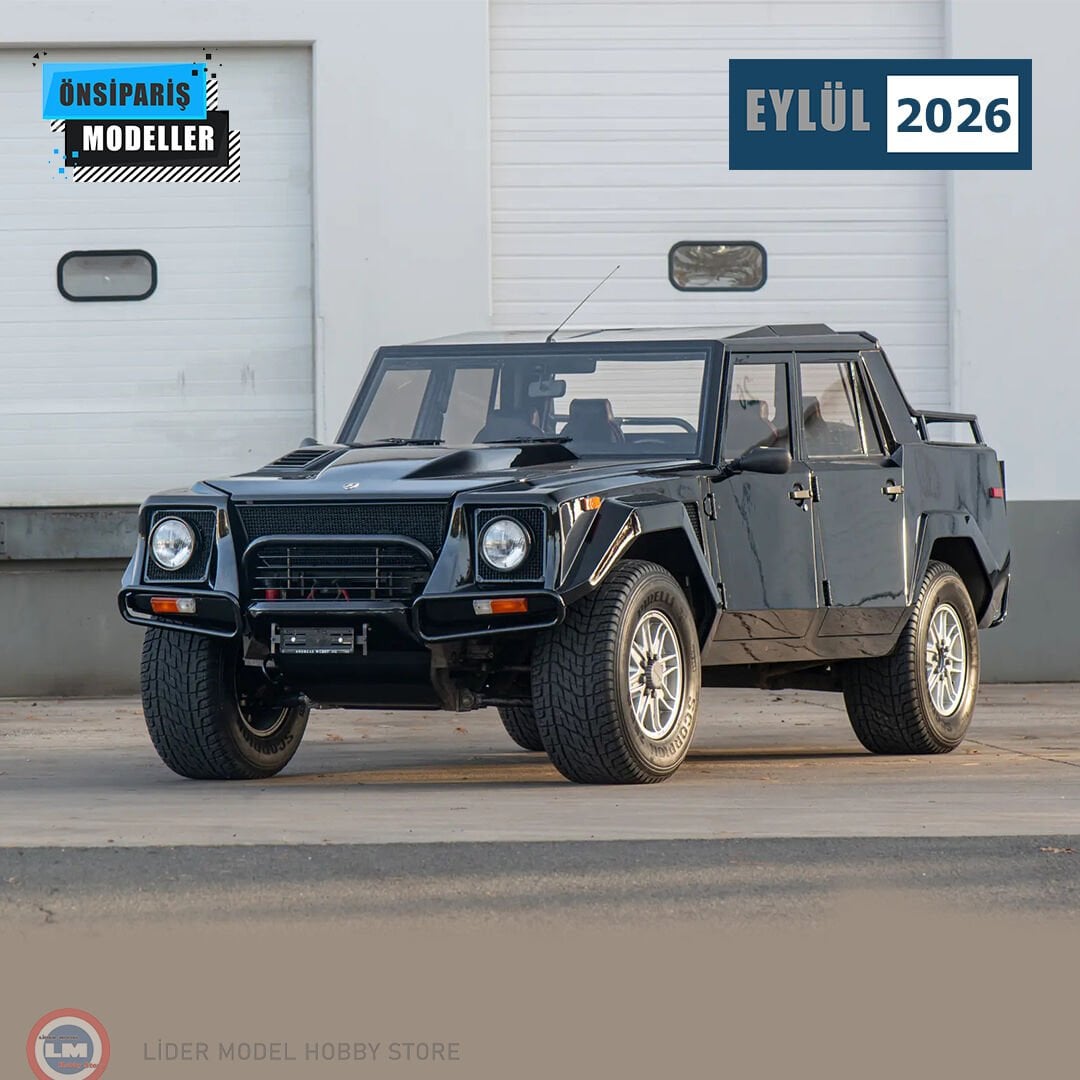 1:18 Autoart Lamborghini LM002 Nero Tenebre Black