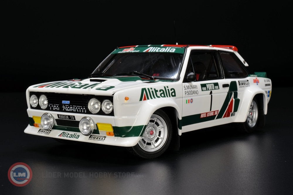 1:18 1978 Fiat 131 Abarth Rally KYO8376B0 1978 Fiat 131 Abarth #1 Rallye Portugal Munari