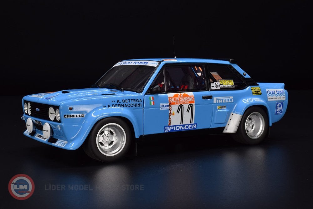 1:18 1978 Fiat 131 Abarth Rally KYO8376C0 1980 Fiat 131 Abarth #11 Rallye Sanremo