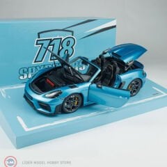 1:18 Minichamps 2024 Porsche 718 Spyder RS Ipanema Blue