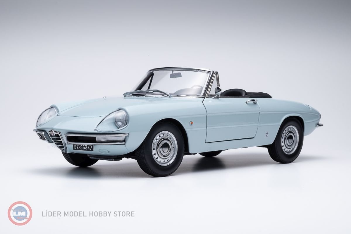 1:18 1966 Alfa Romeo 1600 Duetto Spider - blu celeste AR513