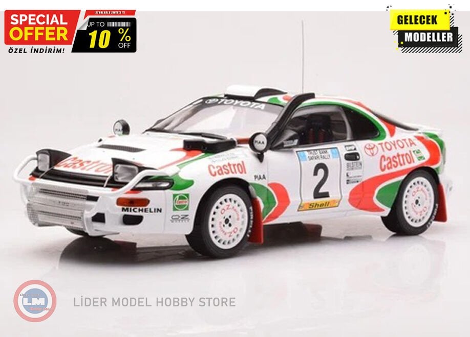1:18 IXO 1993 Toyota Celica Turbo 4WD (ST185) #2, Safari Rally