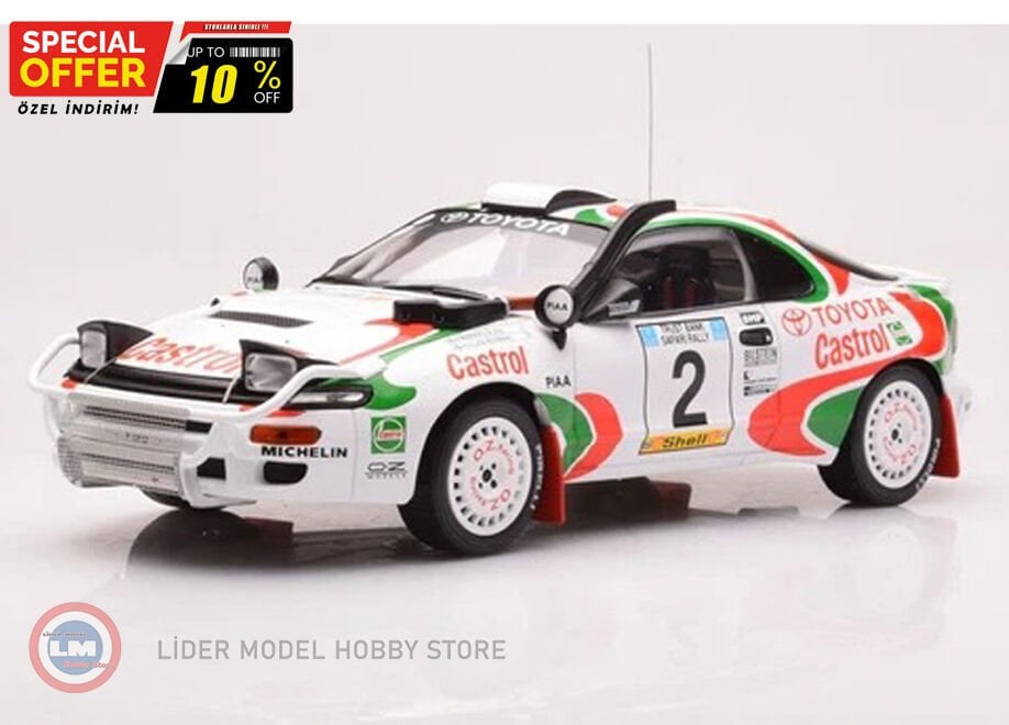 1:18 IXO 1993 Toyota Celica Turbo 4WD (ST185) #2, Safari Rally