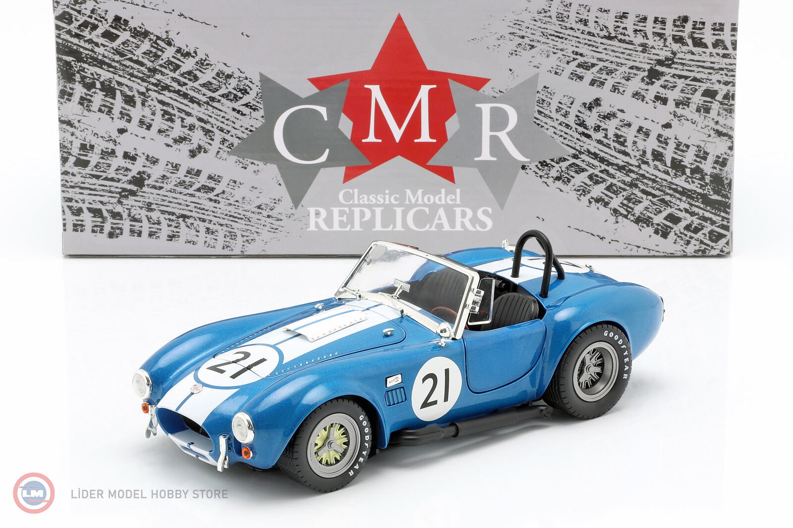 1:18 1965 Shelby Cobra 427 S/C Racing #21