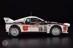 1:18 1983 Lancia 037 Night Version Gr.B Team Club Grifone Wurth Rally Costa Smeralda Porto Cervo G.F Cunico E. Bartolich