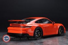 1:18 2021 Porsche 911 992 GT3 Orange/ Black Wheels