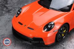 1:18 2021 Porsche 911 992 GT3 Orange/ Black Wheels
