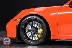 1:18 2021 Porsche 911 992 GT3 Orange/ Black Wheels