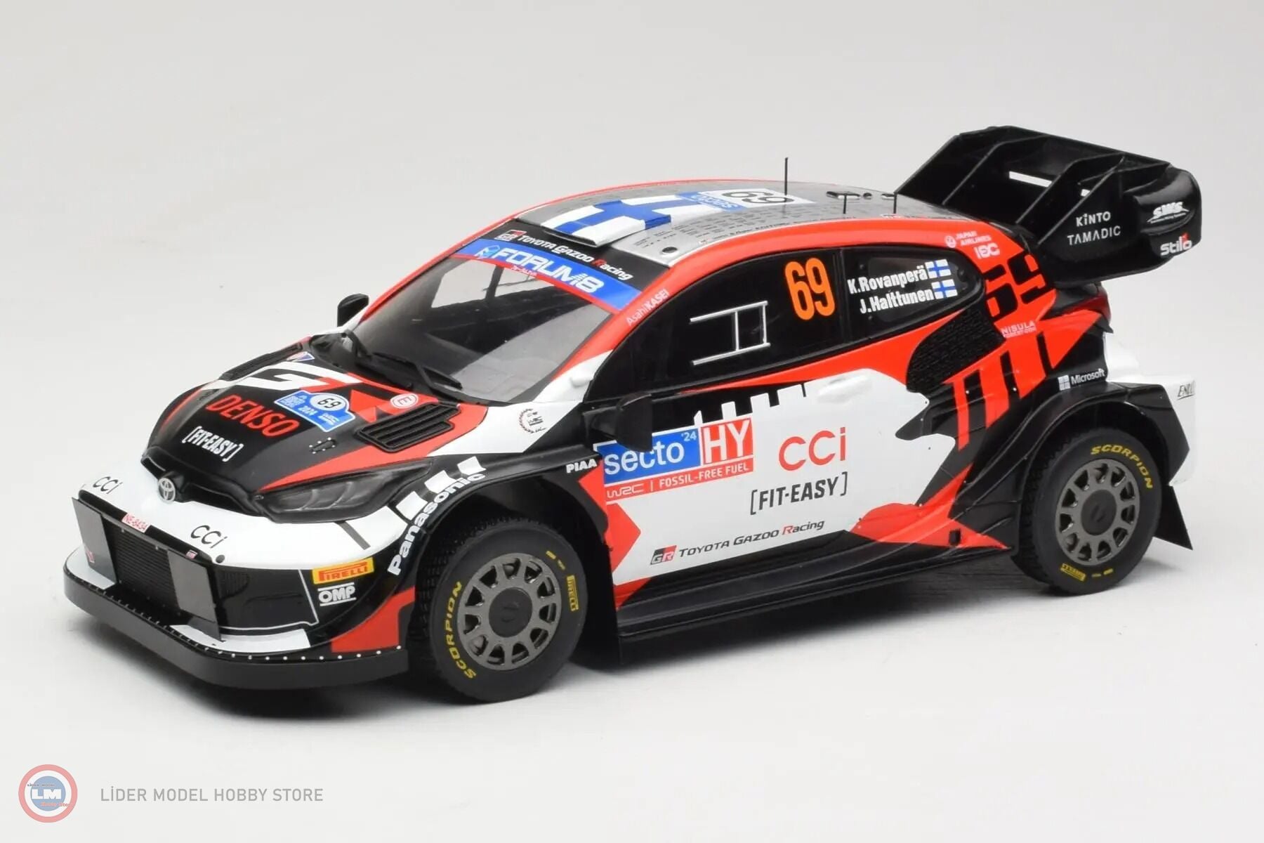 IXO - 1:18 IXO 2024 Toyota GR Yaris Rally1 Hybrid, Rally WM,Rally