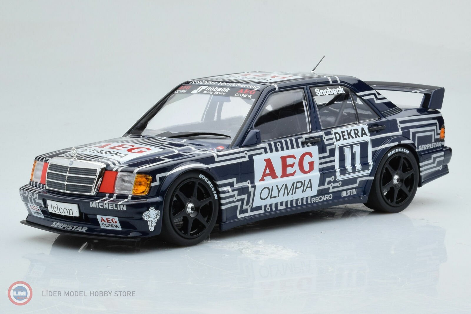 1:18 Minichamps  1989 Mercedes Benz 190E 2.5-16 EVO 1 #11 - TEAM SNOBECK