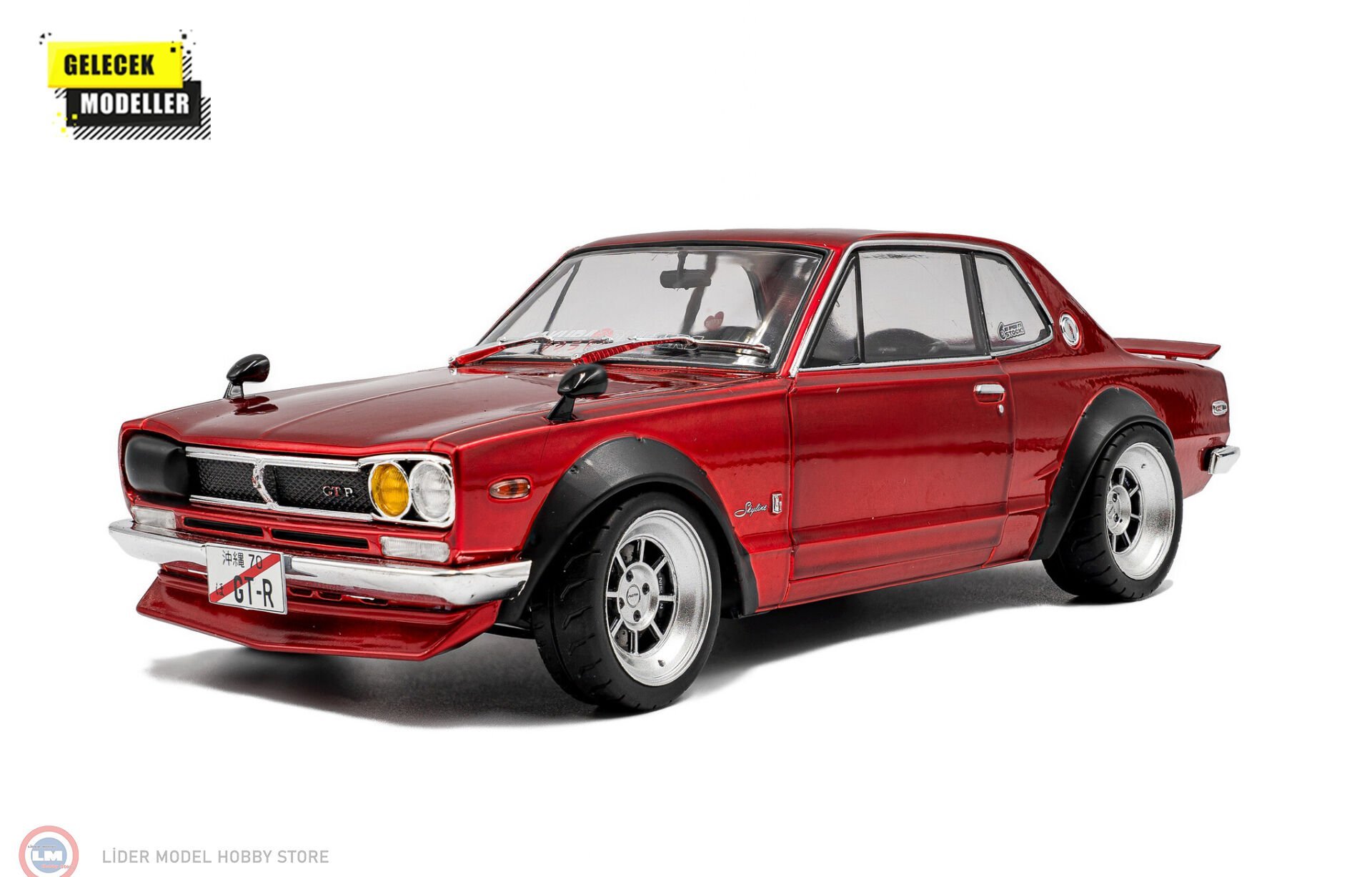1:18 Solido 1970 Nissan Skyline (C10) Hakosuka - Red Metallic