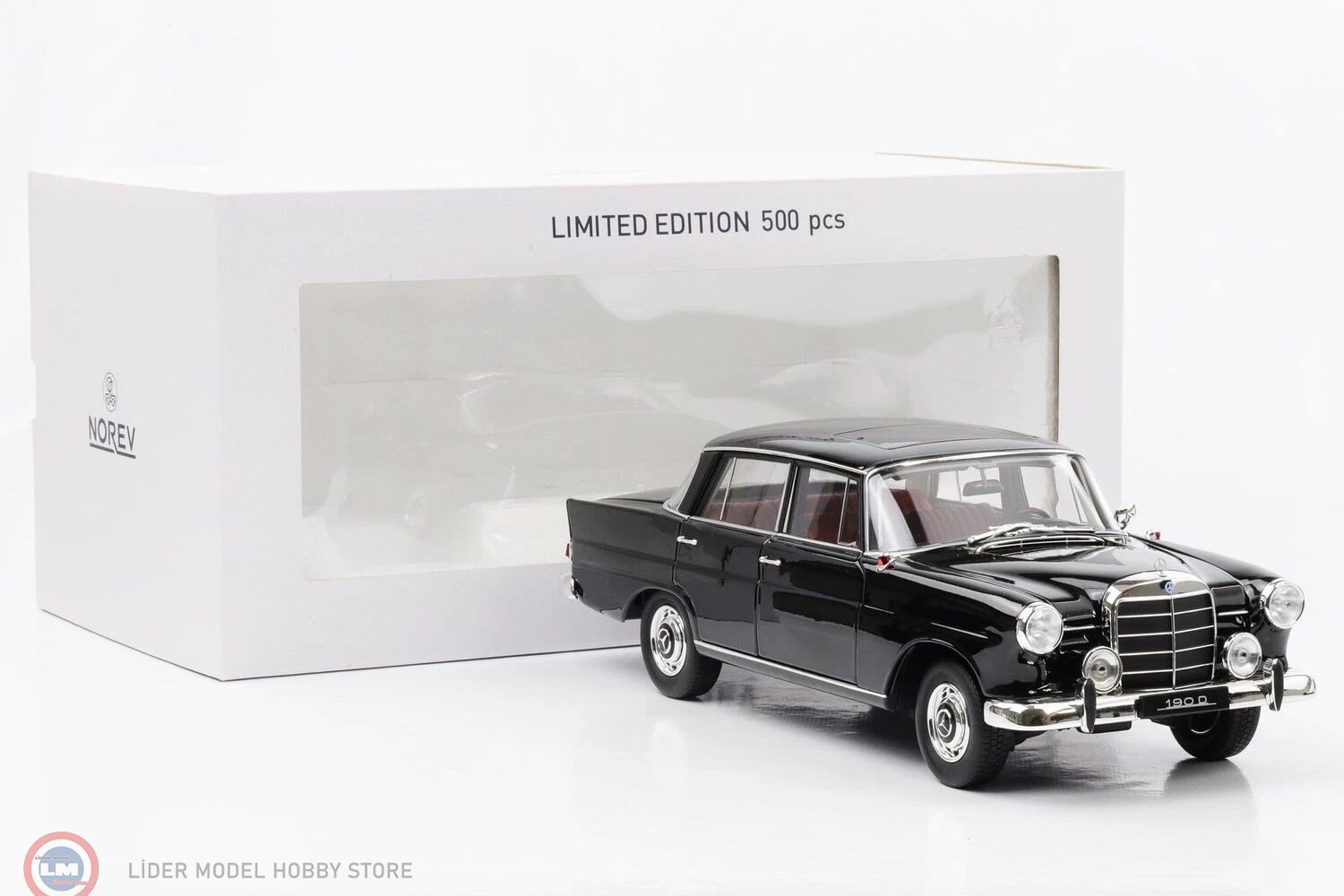 Norev - 1:18 Norev 1964 Mercedes Benz 190D W110 - black - 7.277,26