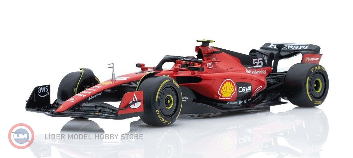 1:18 Ferrari SF-23 F1 #55 CARLOS SAINZ SEASON CAR Formula 1  2023