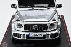 1:18 BBA 2025 Mercedes Benz G63 AMG (Tungsten Steel Silver)