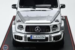 1:18 BBA 2025 Mercedes Benz G63 AMG (Tungsten Steel Silver)