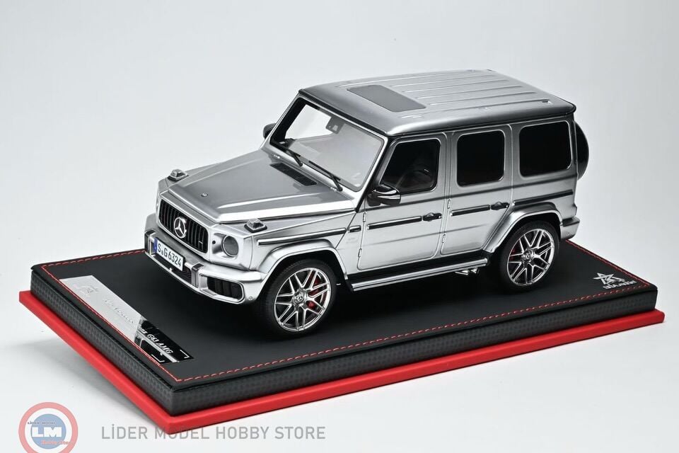1:18 BBA 2025 Mercedes Benz G63 AMG (Tungsten Steel Silver)