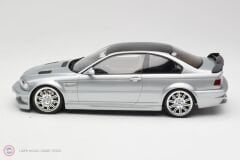 1:18 OTTO 2001 BMW E46 M3 GTR Street Titan Silver