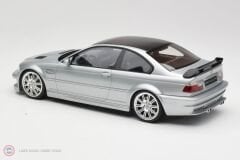 1:18 OTTO 2001 BMW E46 M3 GTR Street Titan Silver