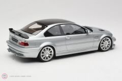 1:18 OTTO 2001 BMW E46 M3 GTR Street Titan Silver