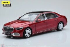 1:18 Almost Real 2021 Mercedes Benz MAYBACH-S-CLASS- Patagonia Red