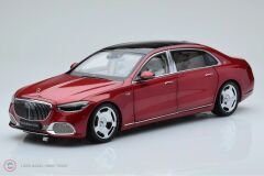 1:18 Almost Real 2021 Mercedes Benz MAYBACH-S-CLASS- Patagonia Red