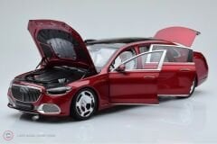 1:18 Almost Real 2021 Mercedes Benz MAYBACH-S-CLASS- Patagonia Red