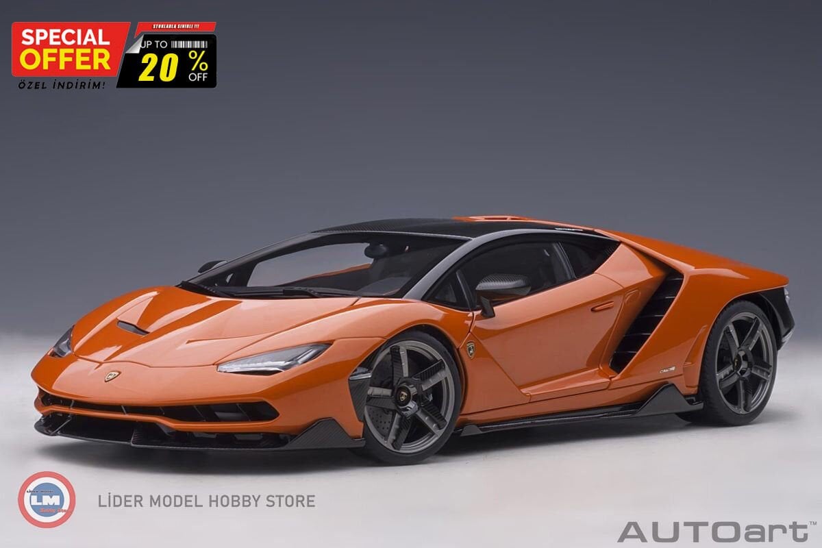 1:18 Autoart 2016 Lamborghini Centenario (Arancio Argos)