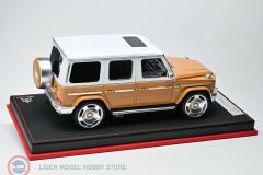 1:18 BBA 2025 Mercedes Benz G63 AMG Latte Two Tone