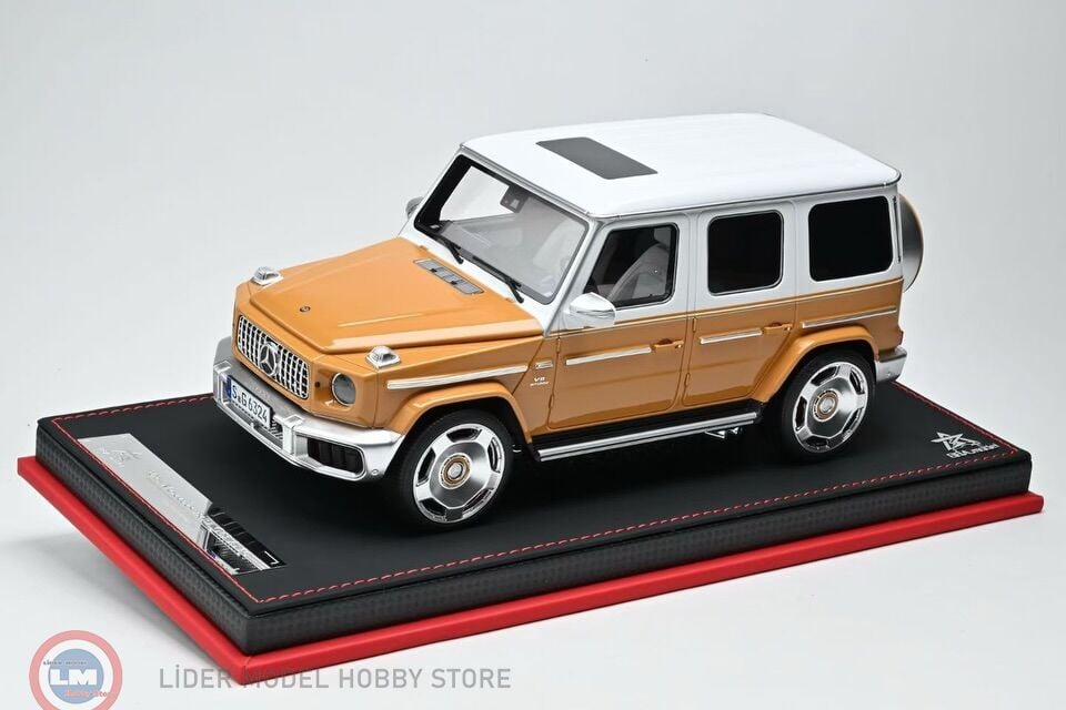 1:18 BBA 2025 Mercedes Benz G63 AMG Latte Two Tone