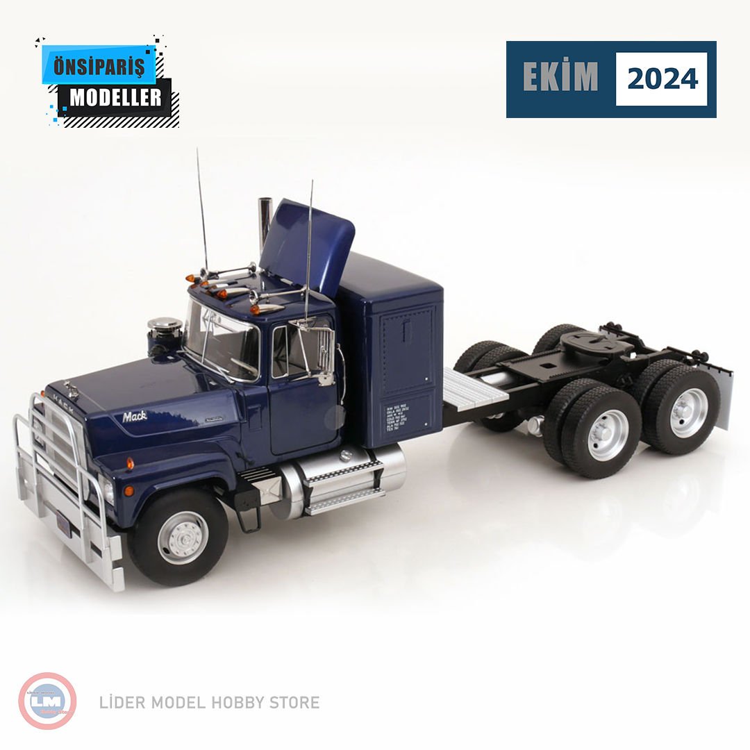 1:18 Road Kings 1974 Mack RL700L Blue Metallic