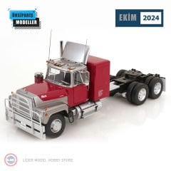 1:18 Road Kings 1974 Mack RL700L Red Metallic / Silver
