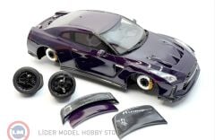 1:18 One Model Nissan GT-R R35 Custom Edition Purple
