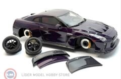 1:18 One Model Nissan GT-R R35 Custom Edition Purple