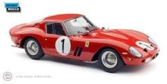 1:18 1962 Ferrari 250 GTO, LHD, Chassis #3987 Winner 1000km Paris #1