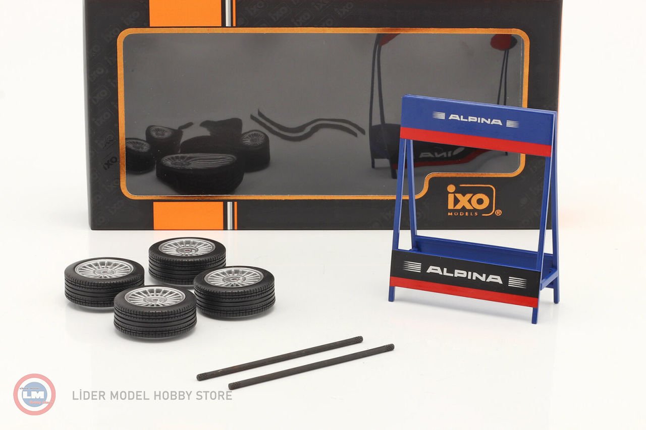 1:18  Alpina Standlı Jant Lastik Seti