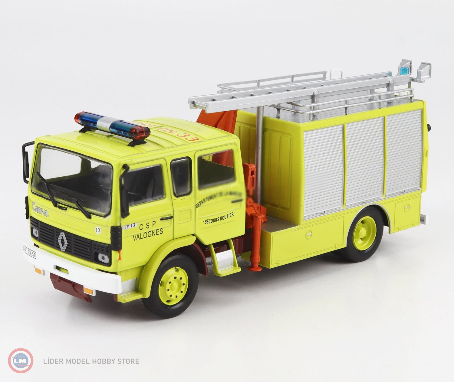 1:43 1989 Renault JP13 DOUBLE CABINE SOCCORSO STRADALE İtfaiye