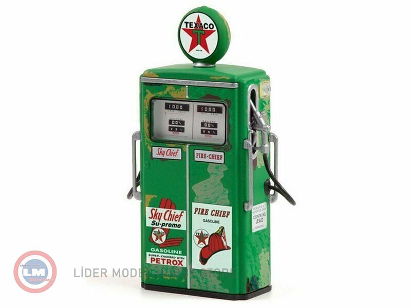 1:18 1954 Gaz Pompası Texaco TOKHEIM 350 TWIN