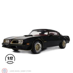 1:12 OTTO 1978 Pontiac Firebird Trans Am Starlight Black - Smokey and Bandit