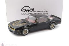 1:12 OTTO 1978 Pontiac Firebird Trans Am Starlight Black - Smokey and Bandit