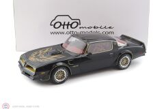 1:12 OTTO 1978 Pontiac Firebird Trans Am Starlight Black - Smokey and Bandit