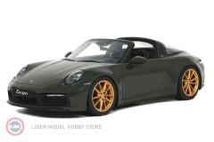 1:18 2020 PORSCHE 911 (992) TARGA 4S PTS - BLACK OLIVE GREEN