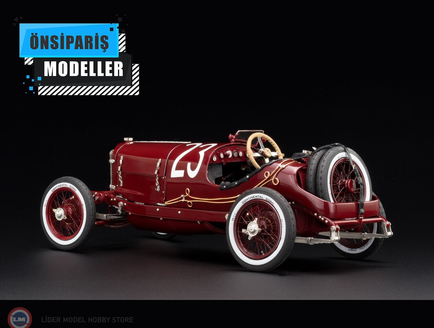 1:18 1924 Mercedes Benz Targa Florio NeubauerHemminger #23