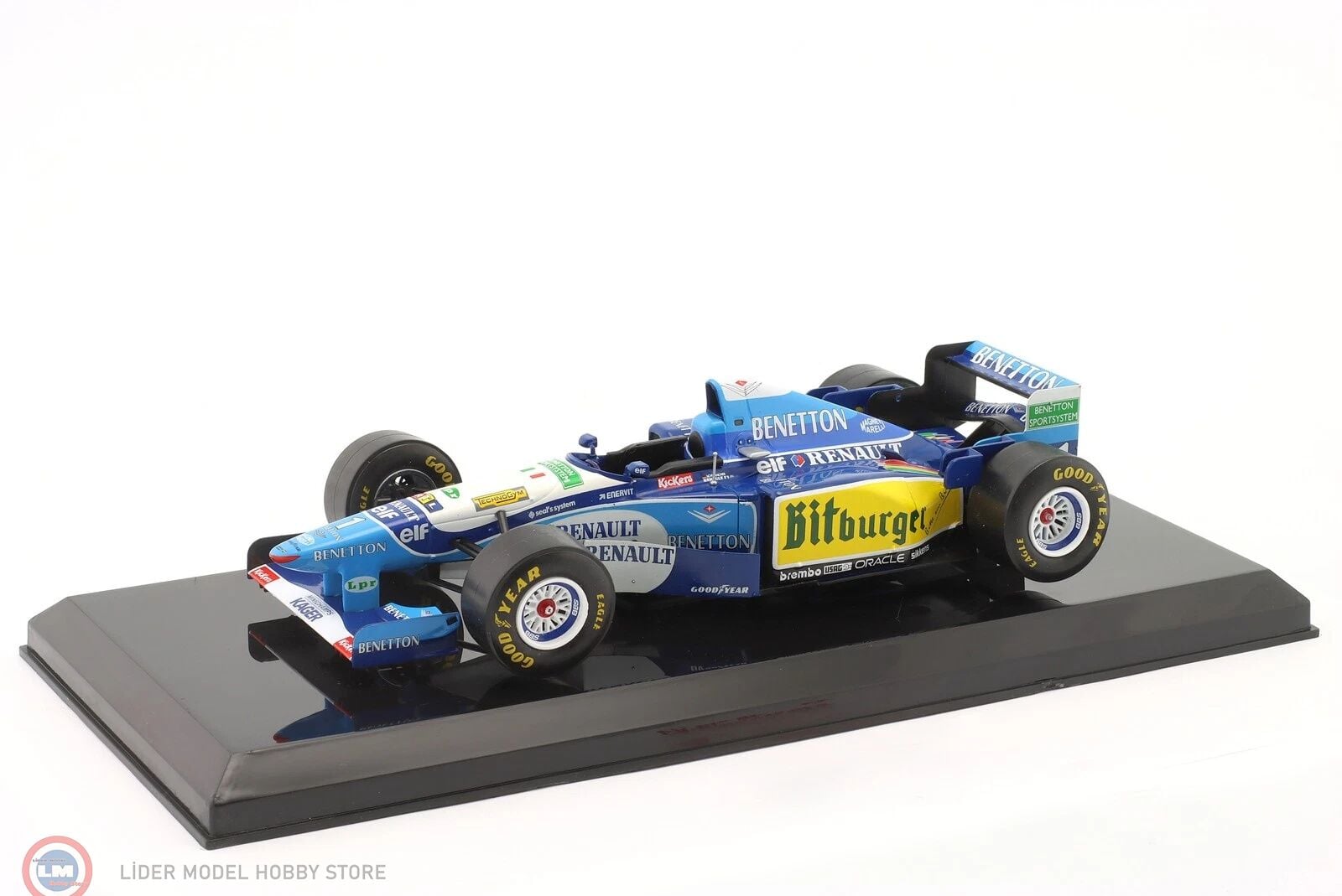 1:24 Atlas Benetton B195 #1 - Formula 1 World Champion 1995 Michael Schumacher