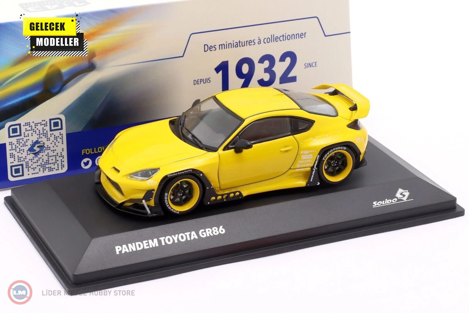 1:43 Solido 2022 Toyota GR86 Pandem Rocket Bunny