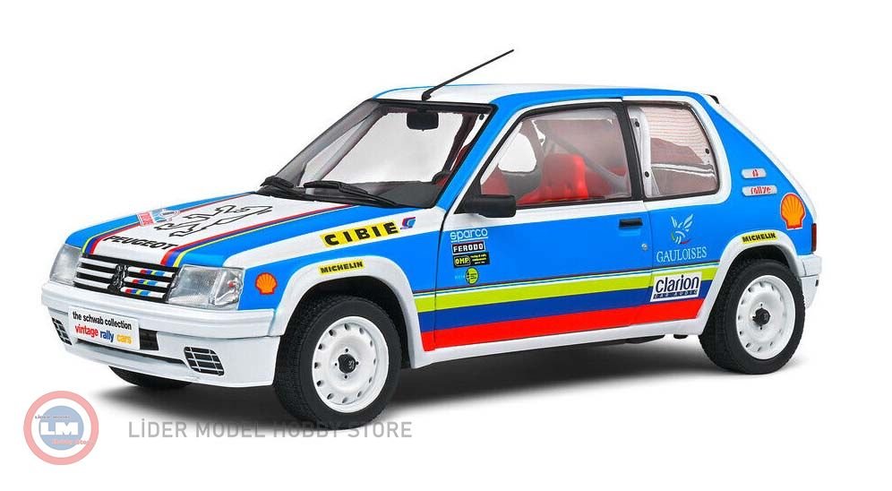 1:18 1990 Peugeot 205 Rallye 1.9L - White Schwab Collection