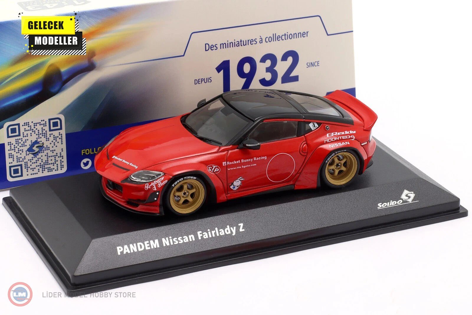 1:43 Solido 2022 Nissan 400Z Pandem Rocket Bunny