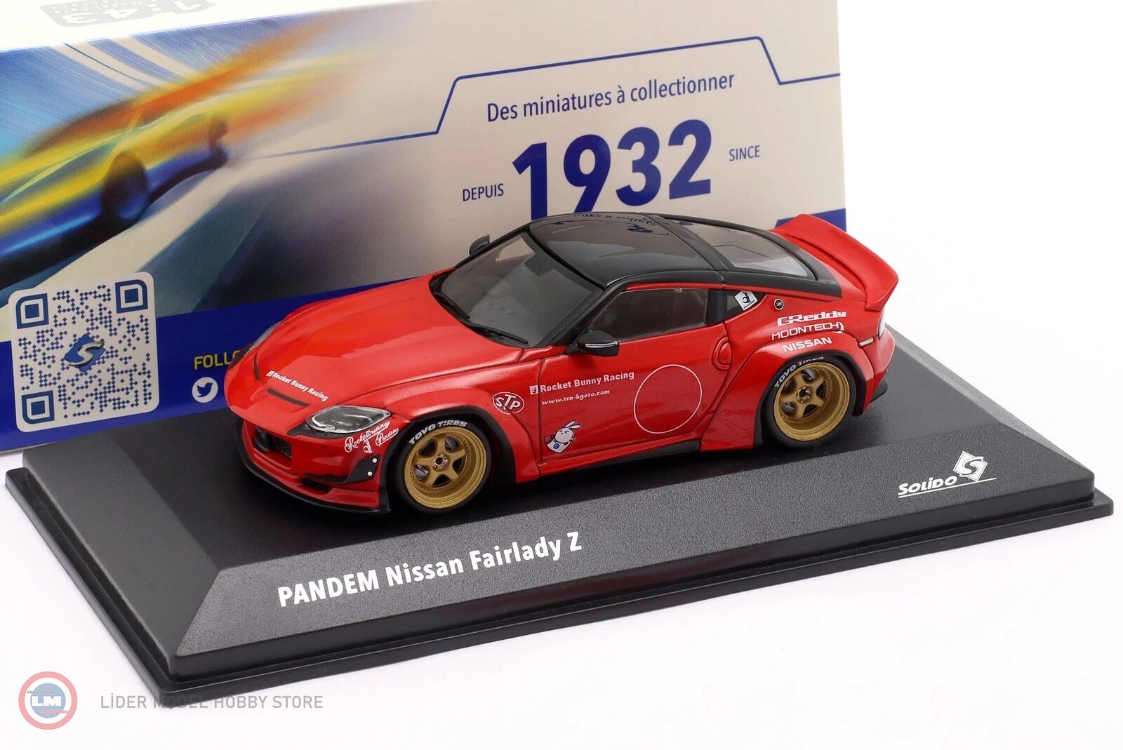 1:43 Solido 2022 Nissan 400Z Pandem Rocket Bunny