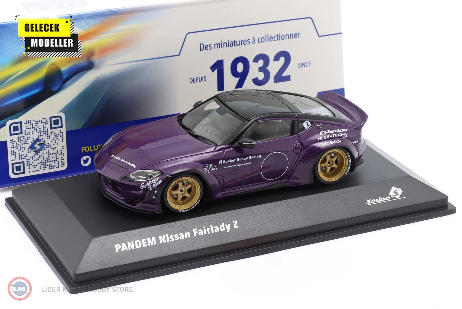 1:43 Solido 2022 Nissan Fairlady Z Pandem Rocket Bunny
