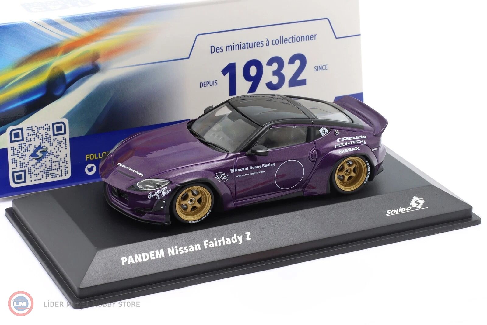 1:43 Solido 2022 Nissan Fairlady Z Pandem Rocket Bunny
